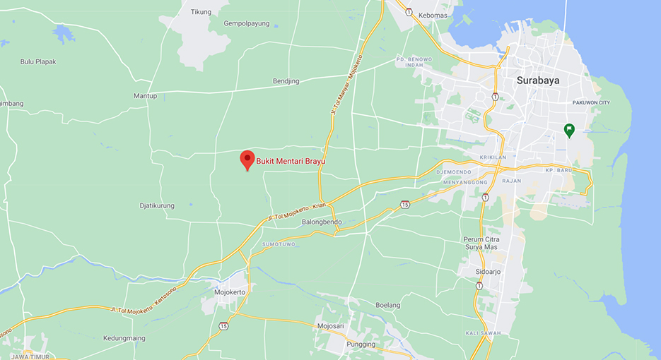 Bukit Mentari Brayu Google Map